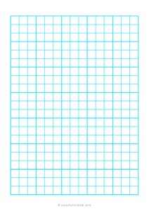 1/3 Engineering Graph Paper (A5) - Blue
