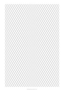 1/4 Diamond / Rhombic - 60 degree (A4)