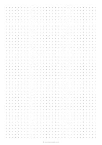 1/4 Dot Grid Paper (A4)