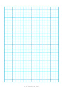 1/4 Engineering Graph Paper (A5) - Blue