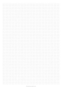 1/5 Dot Grid Paper (A4)