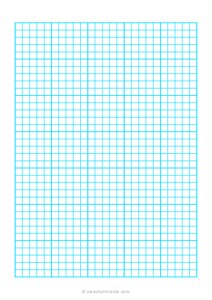 1/5 Engineering Graph Paper (A5) - Blue