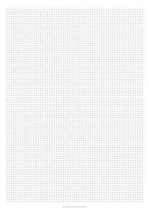 1/8 Dot Grid Paper (A4)