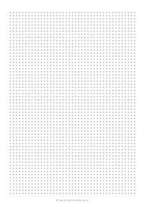 1/8 Dot Grid Paper (A5)