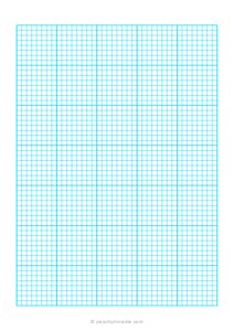 1/8 Engineering Graph Paper (A5) - Blue