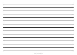 1/2 Low Vision Dark Lined Paper (A4)