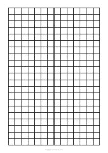 1/2 Low Vision Graph Paper (A4)