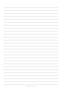 1 cm Lined Paper (A4)