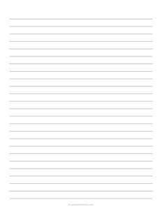 1 cm Lined Paper