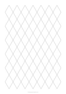 1 Diamond / Rhombic - 60 degree (A4)