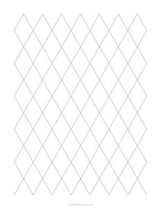 1 Diamond / Rhombic - 60 degree