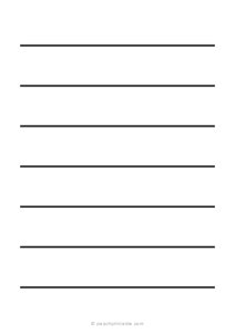 1 Low Vision Dark Lined Paper - (A5)