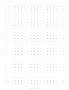 1 cm Cross Grid Paper