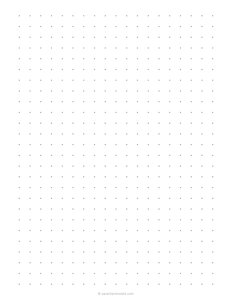 10 mm Dot Grid Paper