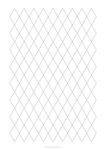 3/4 Diamond / Rhombic - 60 degree (A4)