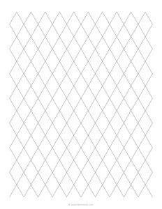 3/4 Diamond / Rhombic - 60 degree