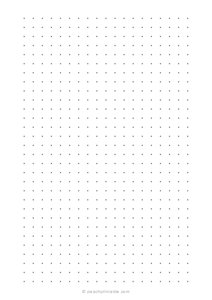 3/4 Dot Grid Paper (A5)