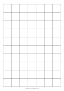 3/4 Plain Graph Paper (A5)