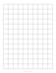 3/4 Plain Graph Paper