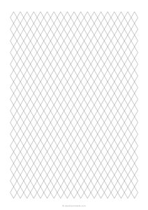 3/8 Diamond / Rhombic - 60 degree (A4)