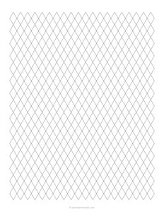 3/8 Diamond / Rhombic - 60 degree