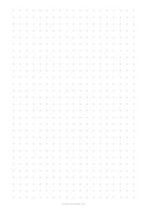 3/8 Dot Grid Paper (A4)