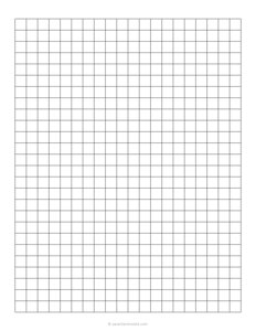 3/8 Plain Graph Paper