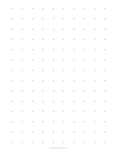 3/4 Dot Grid Paper