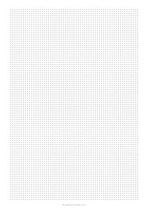 3 mm Dot Grid Paper (A4)