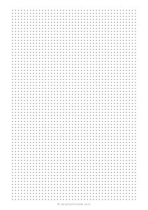 3 mm Dot Grid Paper (A5)