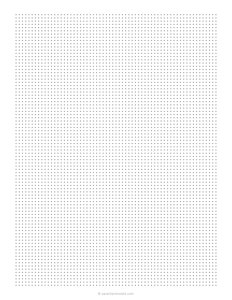 3 mm Dot Grid Paper
