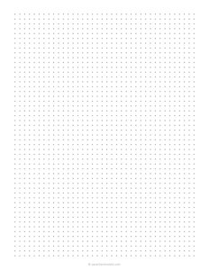 5 mm Dot Grid Paper