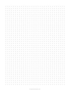 6 mm Cross Grid Paper