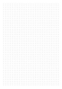 6 mm Dot Grid Paper (A4)