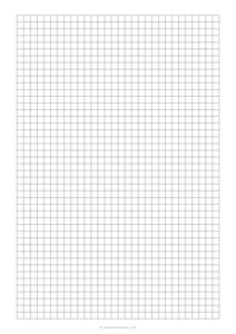 6 mm Grid Paper (A4)