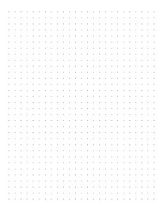 8 mm Dot Grid Paper