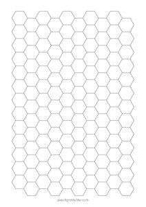 8 mm Hexagonal Graph Paper (A5)