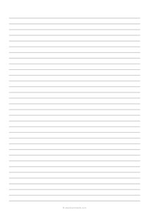 8 mm Lined Paper (A4)