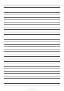 8 mm Low Vision Dark Lined Paper (A4)