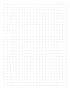 9 mm Dot Grid Paper