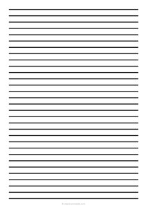 9 mm Low Vision Dark Lined Paper (A4)