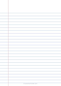 7.1 mm College Ruled Lined Paper (A5)