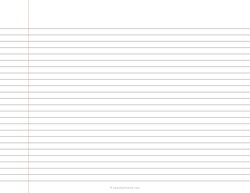 7.1 mm College Ruled Lined Paper