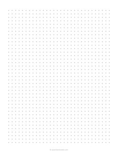 1/4 Cross Grid Paper