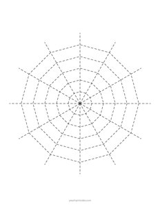 Sashiko Spider Web Pattern - 2