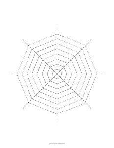 Sashiko Spider Web Pattern - 4
