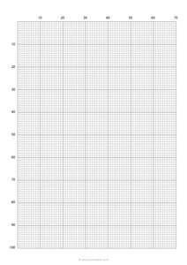 1/10 Cross Stitch - Count Grid (A4)