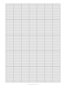 0.1 x 0.2 Crochet Graph Paper