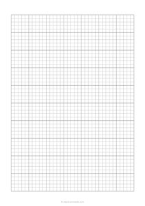 1/5 Cross Stitch Paper (A4)