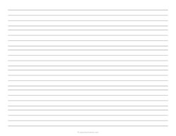 1 Handwriting Paper - 4 Lines